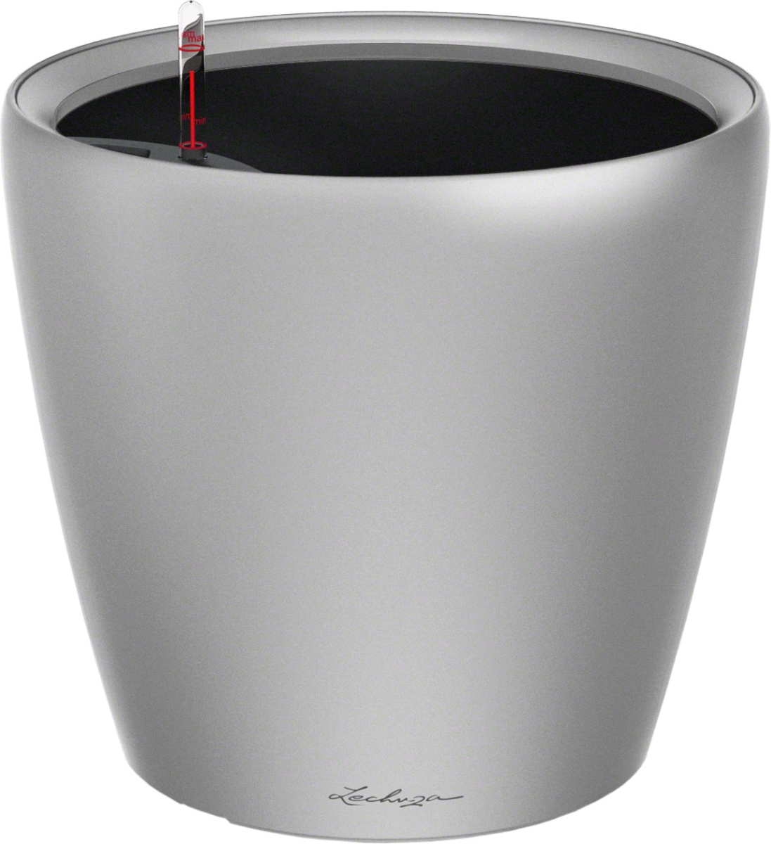 LECHUZA CLASSICO LS SILVER (ALL-IN-ONE SET WITH HANDLE)